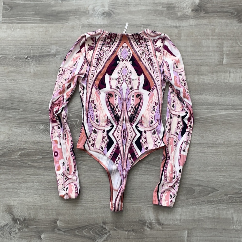 Free People | Pick a Place Paisley Bodysuit - Picture 5 of 12